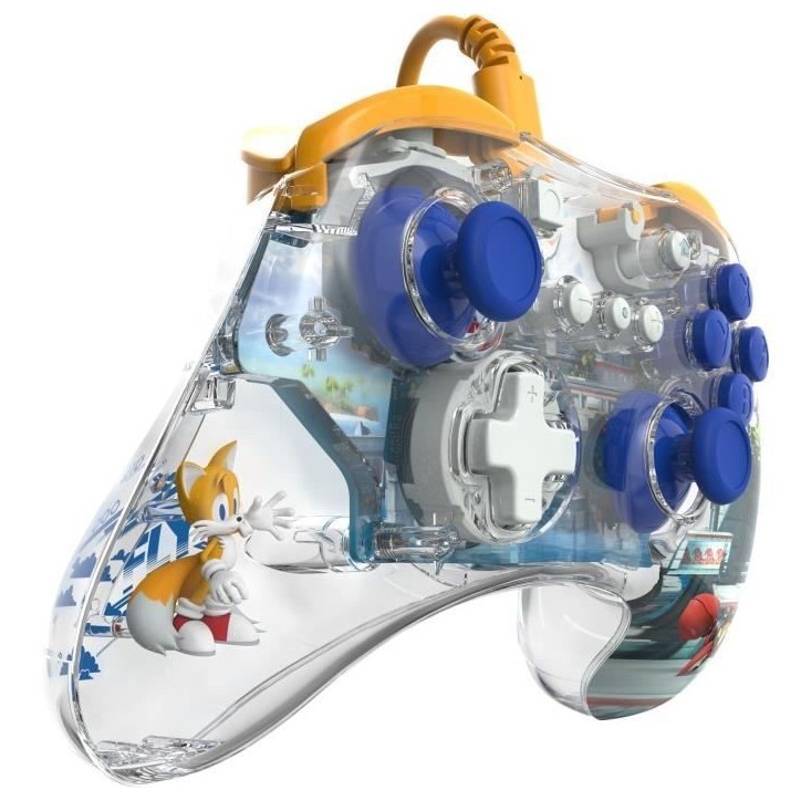 Manette filaire pour Nintendo Switch™ - PDP - Realmz Tails - Éclairage LED