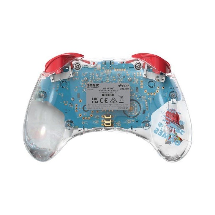 Manette filaire pour Nintendo Switch™ - PDP - Realmz Knuckles - Éclairage LED