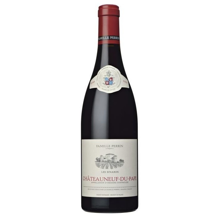 Famille Perrin Les Sinards Châteauneuf du Pape - Vin rouge des Côtes du Rhône 2022 Famille Perrin Les Sinards Châteauneuf du Pape - Vin rouge des Côtes du Rhône 2022