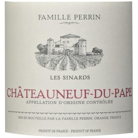 Famille Perrin Les Sinards Châteauneuf du Pape - Vin rouge des Côtes du Rhône 2022