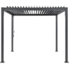 Pergola bioclimatique GAYA - Structure en aluminium et en acier - 290x