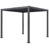 Pergola bioclimatique GAYA - Structure en aluminium et en acier - 290x