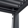 Pergola bioclimatique GAYA - Structure en aluminium et en acier - 290x