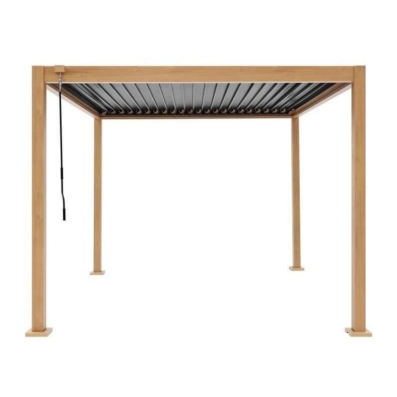 Pergola bioclimatique GAYA - Structure en aluminium et en acier - l300 Pergola bioclimatique GAYA - Structure en aluminium et en acier - l300
