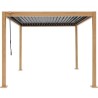 Pergola bioclimatique GAYA - Structure en aluminium et en acier - l300