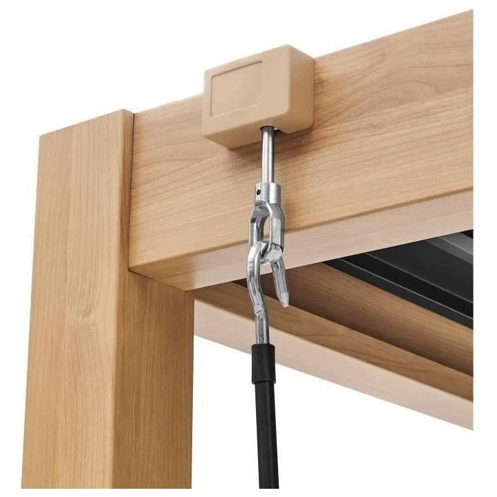 Pergola bioclimatique GAYA - Structure en aluminium et en acier - l300 x P300 x H240 cm - Aspect Bois