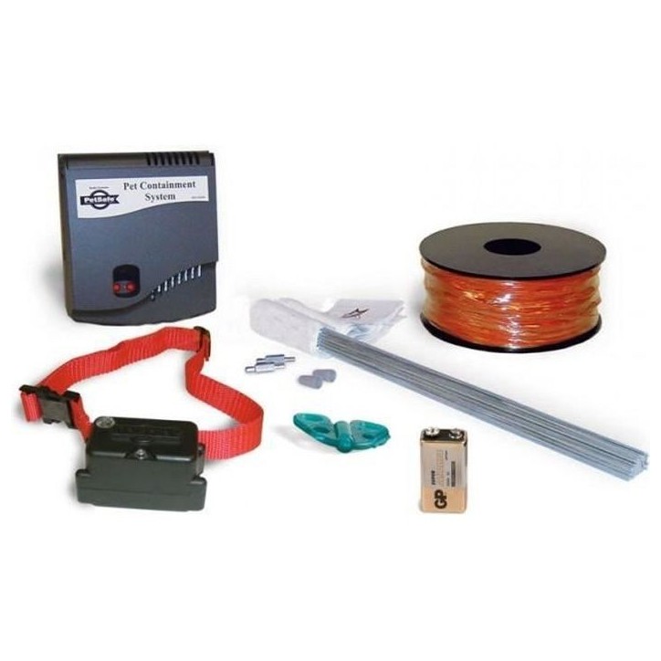 PetSafe - Systeme de Clôture Anti-Fugue pour Chien avec 150 metres de fil - 5 niveaux réglables de stimulation statique