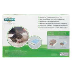 PETSAFE LOT de 3 Litiere de rechange Scoopfree Cristal Premium - Pour