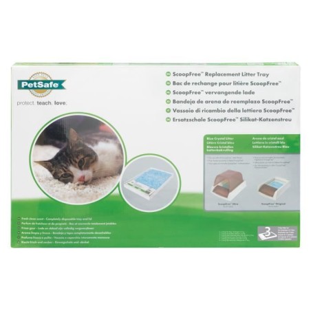 PETSAFE LOT de 3 Litiere de rechange Scoopfree Cristal Premium - Pour chat