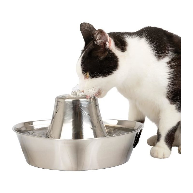Fontaine pour Animaux - PETSAFE - SEASIDE - Inoxydable - 1,8 L - Silen