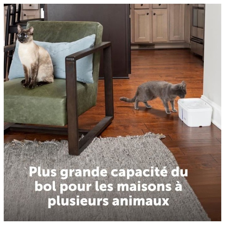 Fontaine a eau - PETSAFE - VIVA - 4,1 L - Blanc Fontaine a eau - PETSAFE - VIVA - 4,1 L - Blanc