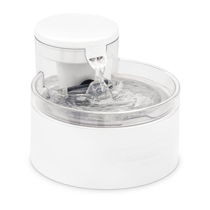 PETSAFE Fontaine a eau ultra silencieux - OUTLAST - 1,8 L - Blanc PETSAFE Fontaine a eau ultra silencieux - OUTLAST - 1,8 L - Blanc