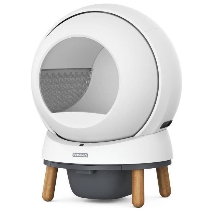 Litiere autonettoyante - PETSAFE - SMART SPIN - Connecté - Blanc Litiere autonettoyante - PETSAFE - SMART SPIN - Connecté - Blanc