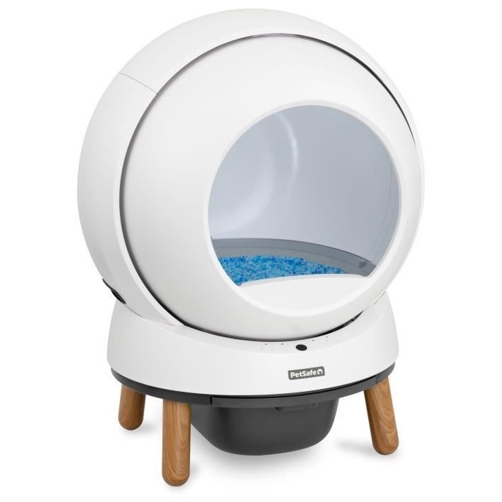 Litiere autonettoyante - PETSAFE - SMART SPIN - Connecté - Blanc Litiere autonettoyante - PETSAFE - SMART SPIN - Connecté - Blanc