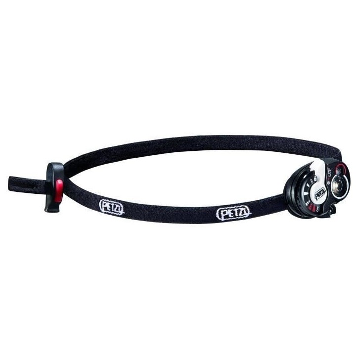 Lampe frontale de secours avec bandeau - PETZL - E+Lite - 40 lumens - Etui inclus - Noir Lampe frontale de secours avec bandeau - PETZL - E+Lite - 40 lumens - Etui inclus - Noir