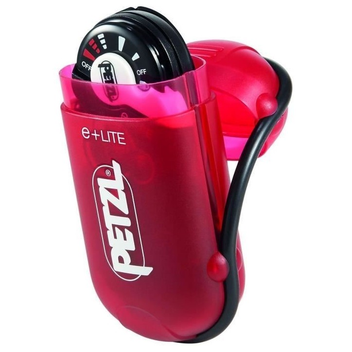 Lampe frontale de secours avec bandeau - PETZL - E+Lite - 40 lumens - Etui inclus - Noir Lampe frontale de secours avec bandeau - PETZL - E+Lite - 40 lumens - Etui inclus - Noir