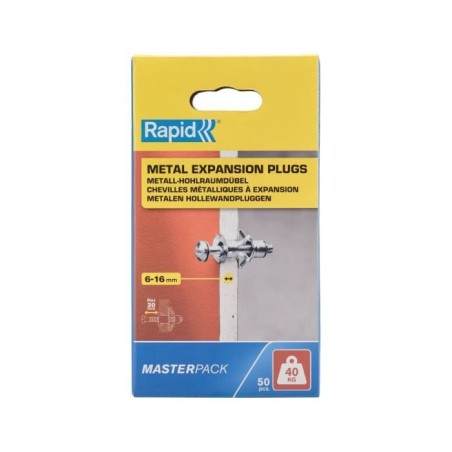Chevilles a expansion métal pour cloison plâtre - RAPID - Ø11 - 6-1