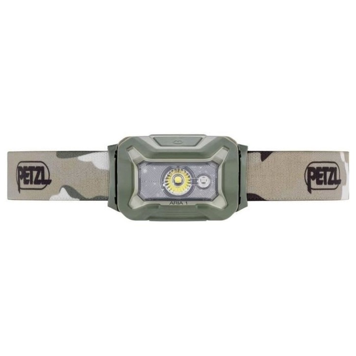Lampe frontale étanche - PETZL - ARIA 1 - 350 lumens - Camo Lampe frontale étanche - PETZL - ARIA 1 - 350 lumens - Camo