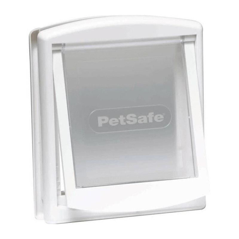 PetSafe Porte a 2 Voies pour Chiens 715 Petit Blanc Chatiere pour Chie PetSafe Porte a 2 Voies pour Chiens 715 Petit Blanc Chatiere pour Chie