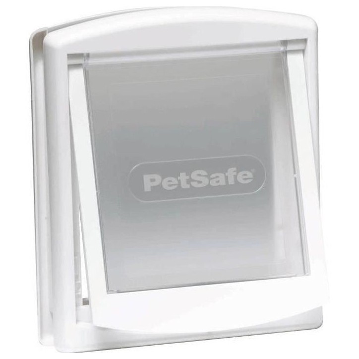 PetSafe Porte a 2 Voies pour Chiens 715 Petit Blanc Chatiere pour Chiens 411395