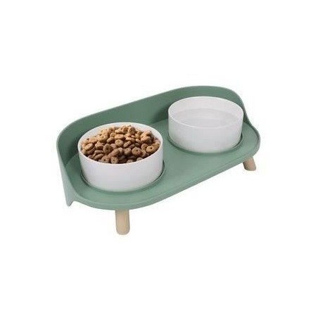 Gamelle double surélevée M.PETS ALTITUDE - 2x 450 ml