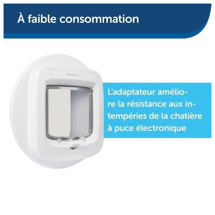 PETSAFE Adaptateur vitrage pour PPA19-16145 - Blanc PETSAFE Adaptateur vitrage pour PPA19-16145 - Blanc