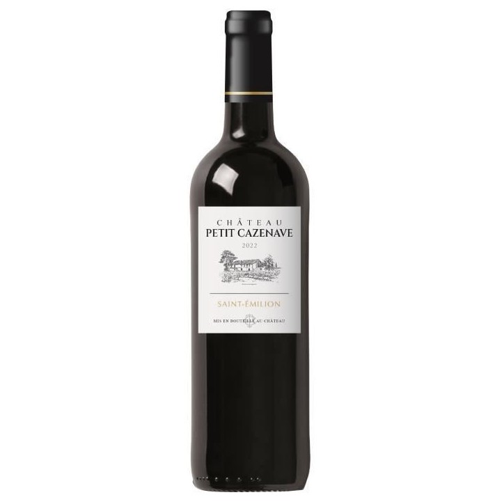 Château Petit Cazenave 2022 Saint-Emilion - Vin rouge de Bordeaux