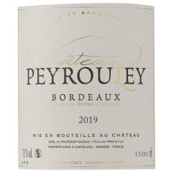 Magnum Château Peyrouley Bordeaux - Vin rouge de Bordeaux 2022