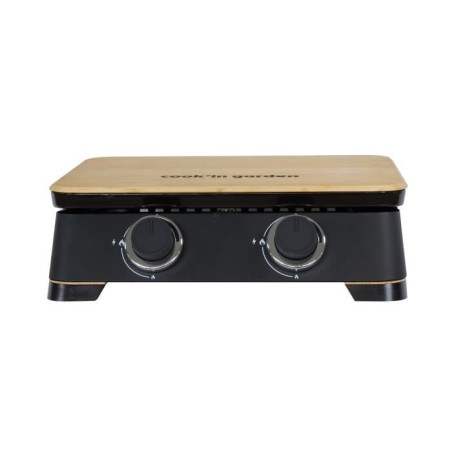 COOK'IN GARDEN Plancha gaz DUNE 60 - L 40 × l 47 × H 20cm - Surface