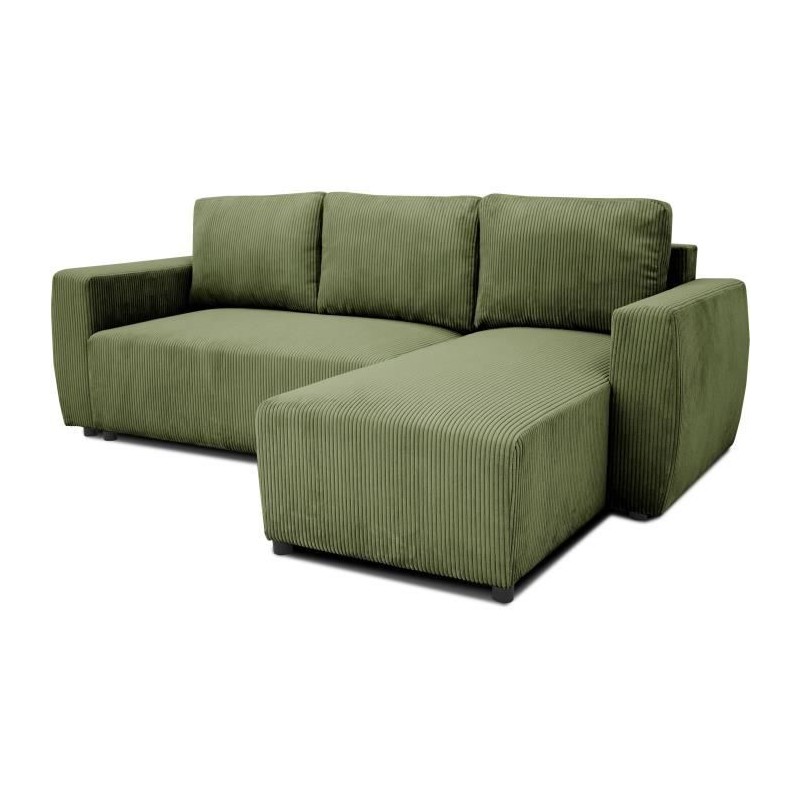 Canapé d'angle convertible réversible 3 / 4 places - PHARELL - Tissu Canapé d'angle convertible réversible 3 / 4 places - PHARELL - Tissu