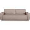 Canapé convertible - 3 places - PHARELL - Tissu Bouclette taupe - Cof