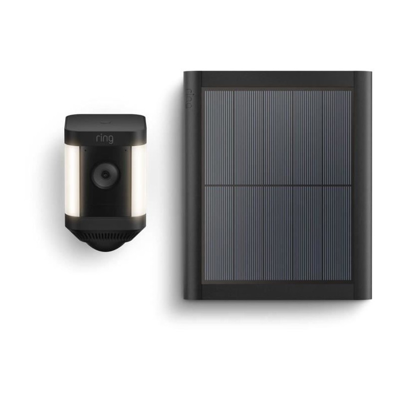 Caméra de Surveillance - RING - Spotlight Plus Batterie - Noir - UE Caméra de Surveillance - RING - Spotlight Plus Batterie - Noir - UE