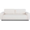 Canapé convertible - 3 places - PHARELL - Tissu Bouclette Beige - Cof