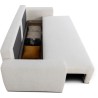 Canapé convertible - 3 places - PHARELL - Tissu Bouclette Beige - Cof