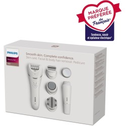 Épilateur électrique - Philips - BRE770/92 - 9 accessoires - 2 vites