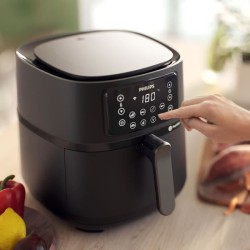 Friteuse sans huile - PHILIPS - HD9285/93 Airfryer - Connecté - Noir