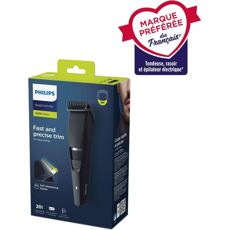 Tondeuse barbe - PHILIPS - BT3234/15 - Series 3000 Tondeuse barbe - PHILIPS - BT3234/15 - Series 3000