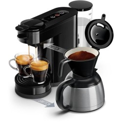 Machine a café dosette - PHILIPS - SENSEO SWITCH HD6592/65 - Noir int