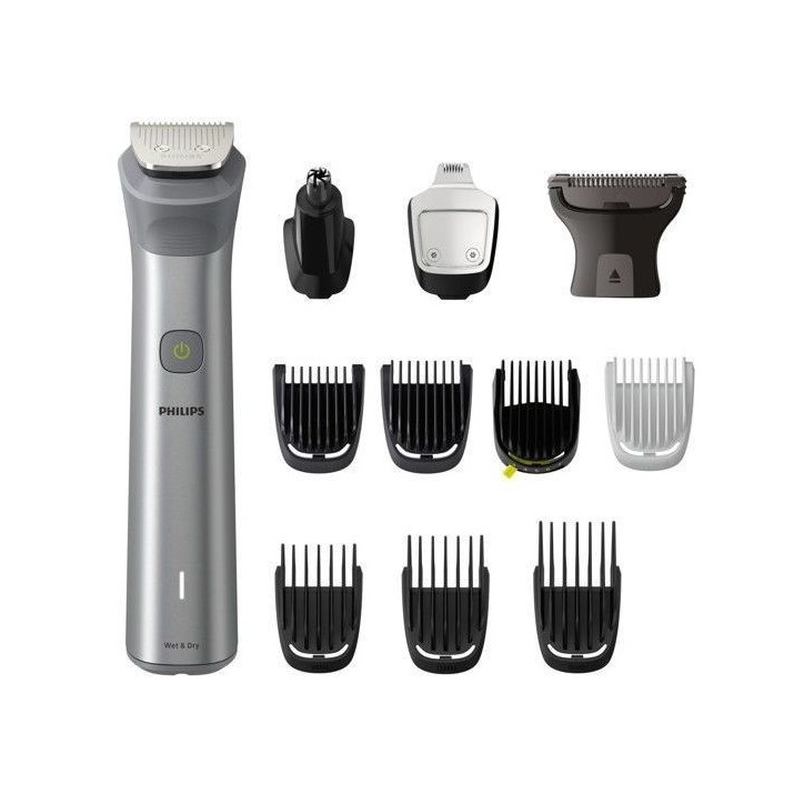 Tondeuse a cheveux - PHILIPS - MG5940/15 - Sans fil - 12 accessoires - Acier inoxydable Tondeuse a cheveux - PHILIPS - MG5940/15 - Sans fil - 12 accessoires - Acier inoxydable