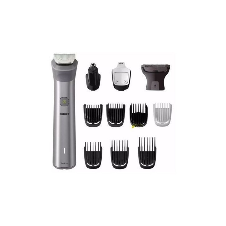 Tondeuse a cheveux - PHILIPS - MG5940/15 - Sans fil - 12 accessoires - Acier inoxydable Tondeuse a cheveux - PHILIPS - MG5940/15 - Sans fil - 12 accessoires - Acier inoxydable
