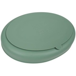 Pack Repas - THERMOBABY - Silicone - Vert Cactus - Assiette, bol, bavo