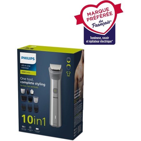 Tondeuse a cheveux - PHILIPS - MG5920/15 - Sans fil - Acier inoxydable