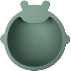 Pack Repas - THERMOBABY - Silicone - Vert Cactus - Assiette, bol, bavo