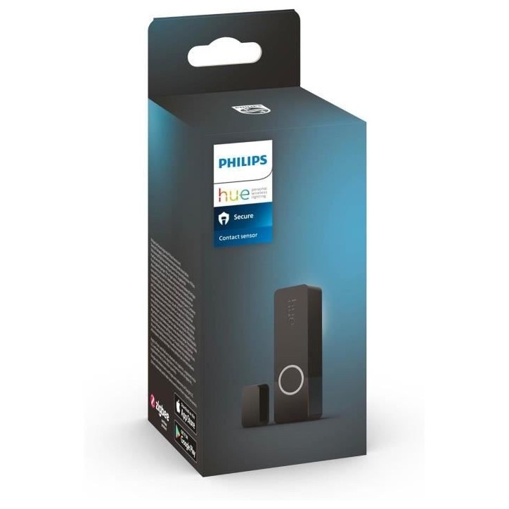 Capteur de contact - Philips Hue - Secure - Pour porte ou fenetre - Installation facile - Contrôle depuis l'application Hue - N Capteur de contact - Philips Hue - Secure - Pour porte ou fenetre - Installation facile - Contrôle depuis l'application Hue - N