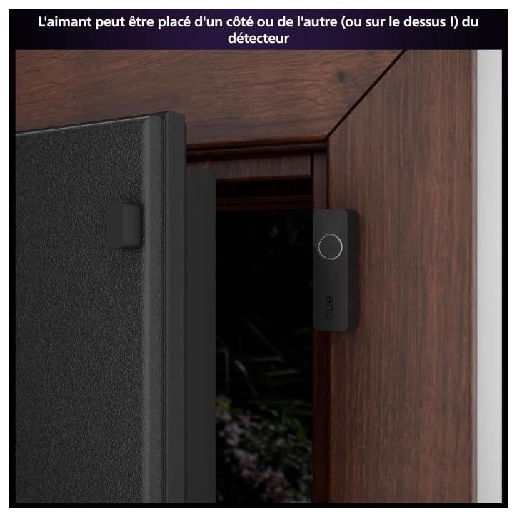 Capteur de contact - Philips Hue - Secure - Pour porte ou fenetre - Installation facile - Contrôle depuis l'application Hue - N Capteur de contact - Philips Hue - Secure - Pour porte ou fenetre - Installation facile - Contrôle depuis l'application Hue - N