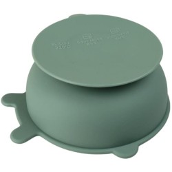 Pack Repas - THERMOBABY - Silicone - Vert Cactus - Assiette, bol, bavo