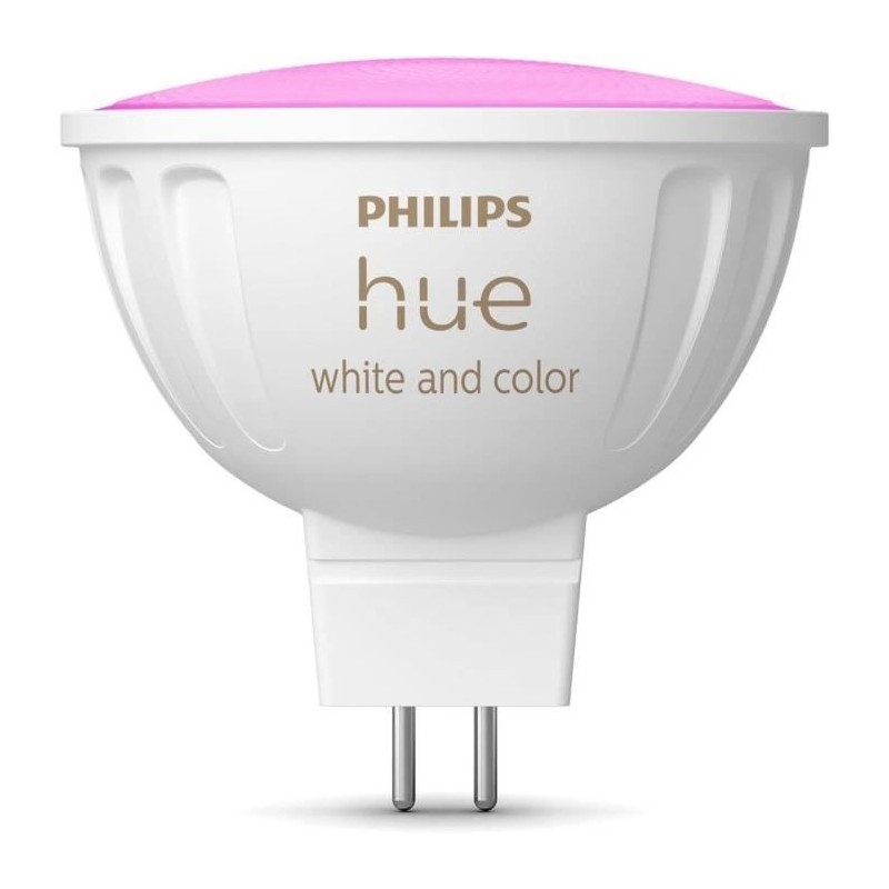 Ampoule connectée - PHILIPS HUE - MR16 - Lumiere blanche et colorée Ampoule connectée - PHILIPS HUE - MR16 - Lumiere blanche et colorée