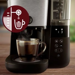 Cafetiere filtre - PHILIPS - HD7888/01 - 10 tasses - 1,25 L - Broyeur