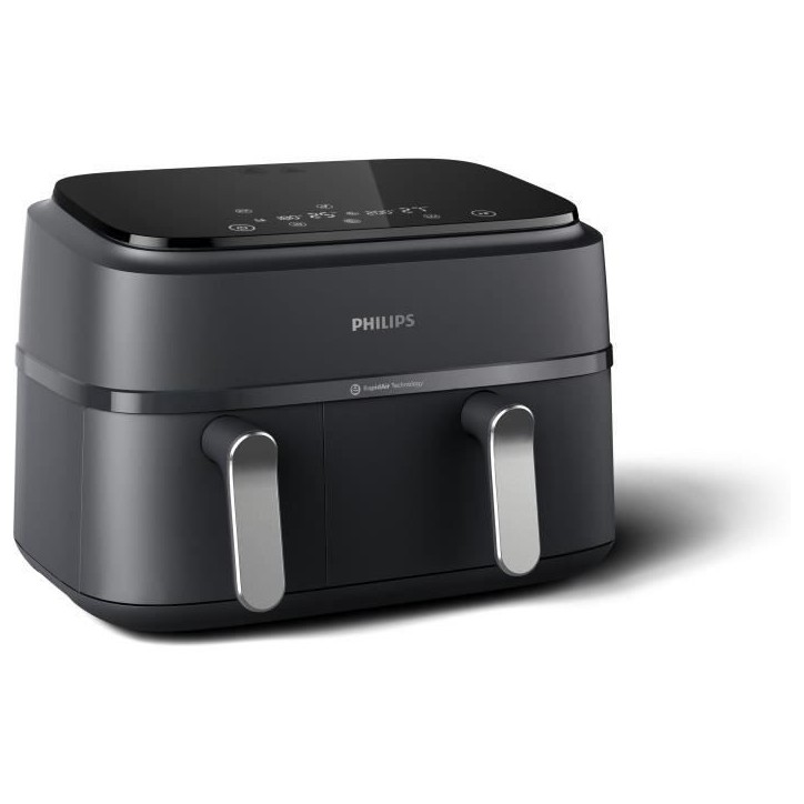 Friteuse sans huile PHILIPS - Airfryer NA351/00 - Double cuve 9L - 8 programmes de cuisson - 2750W Friteuse sans huile PHILIPS - Airfryer NA351/00 - Double cuve 9L - 8 programmes de cuisson - 2750W