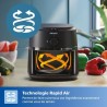 Friteuse sans huile PHILIPS - Airfryer NA120 - Capacité 4,2L - Jusqu'
